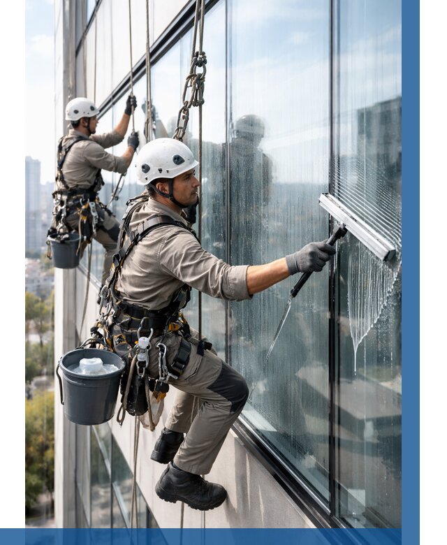Мойка окон альпинистами в Нововоронеже от 4554 р. | ВЫСОТНИК-Нвв