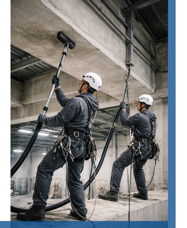 Обеспыливание потолочных конструкций в Нововоронеже от 253 р. |ВЫСОТНИК-Нвв