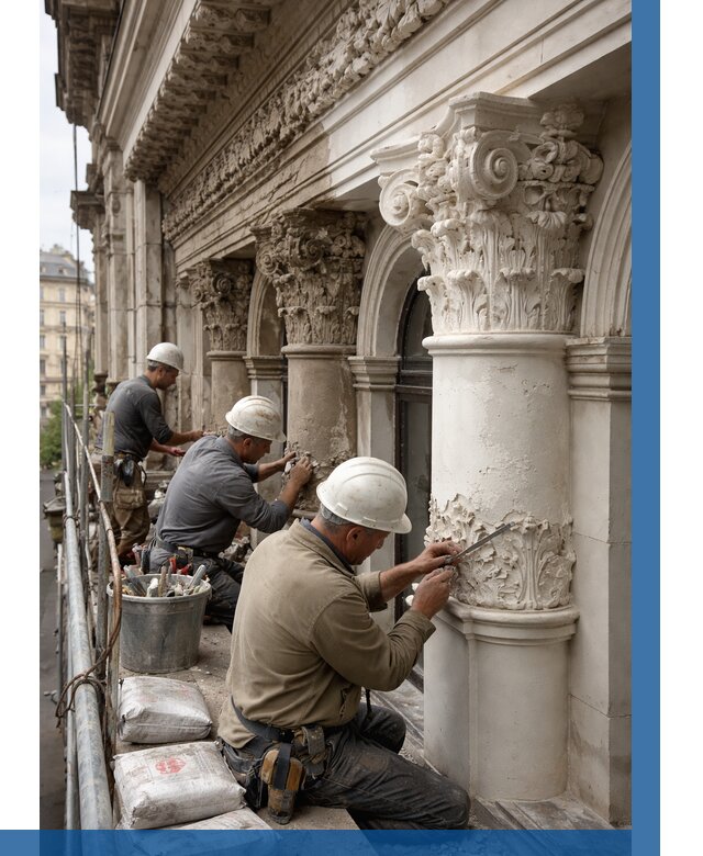 Реставрация фасадной лепнины в Нововоронеже от 2530 р. | ВЫСОТНИК-Нвв