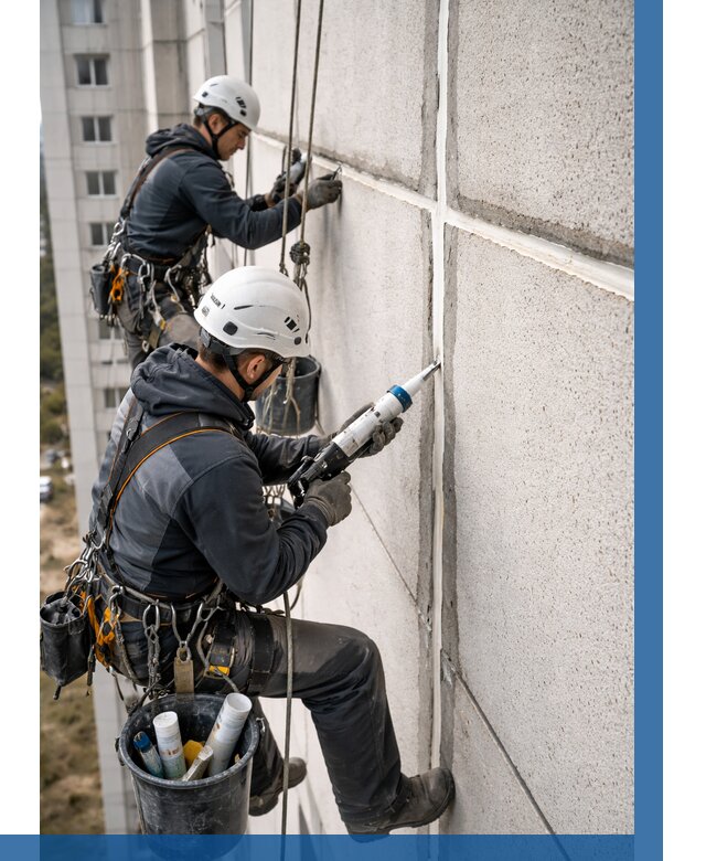 Герметизация межпанельных швов в Нововоронеже от 708 р. | ВЫСОТНИК-Нвв
