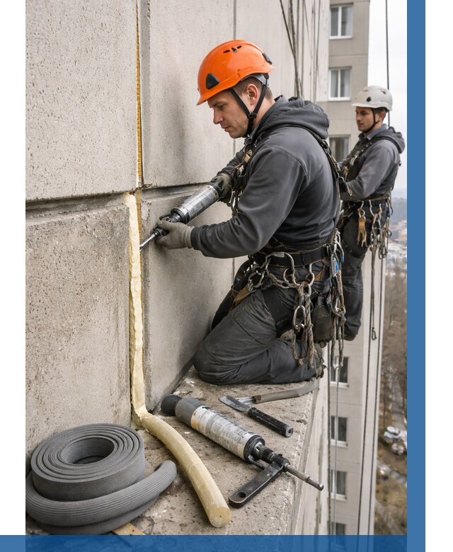 Теплый шов межпанельные швы в Нововоронеже от 708 р. | ВЫСОТНИК-Нвв