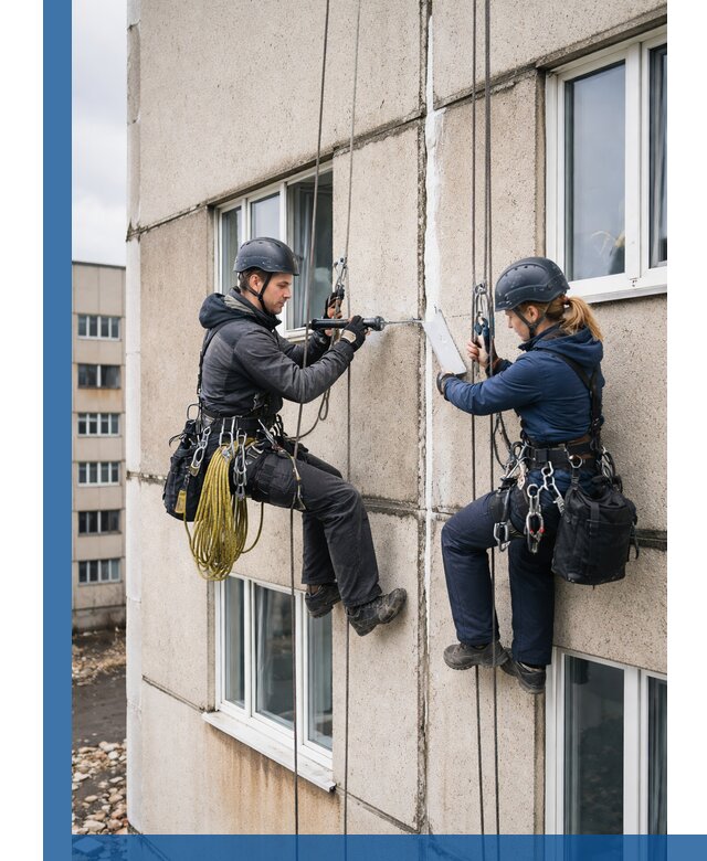 Герметизация межпанельных швов тёплым швом в Нововоронеже