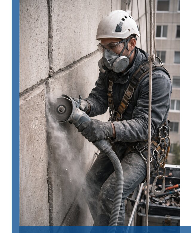 Штробление межпанельных швов в Нововоронеже качественно и быстро