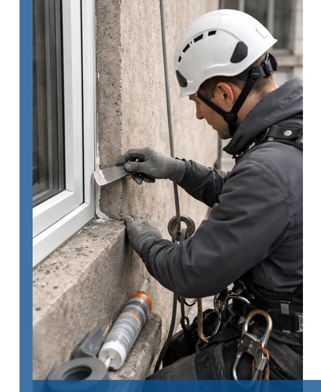 Герметизация монтажных швов окон в Нововоронеже с гарантией качества