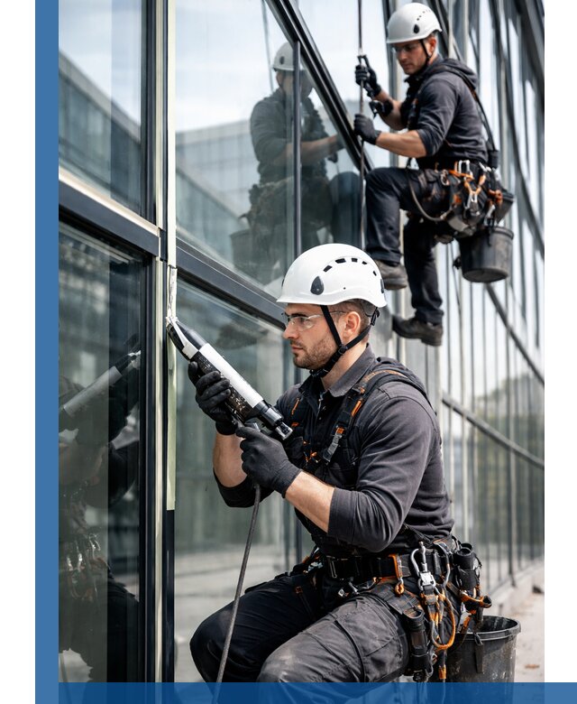 Герметизация витражных швов в Нововоронеже для зданий и фасадов