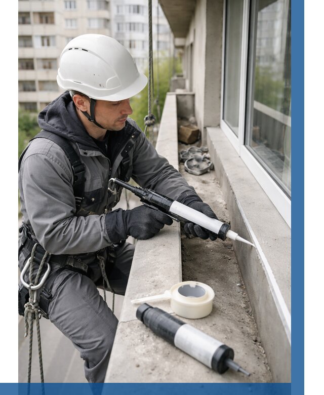 Герметизация швов лоджии в Нововоронеже от 4554 р. | ВЫСОТНИК-Нвв