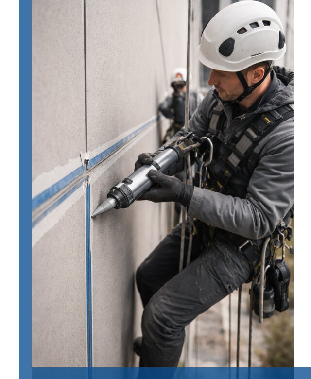 Герметизация стыков фасадных панелей в Нововоронеже качественно и быстро