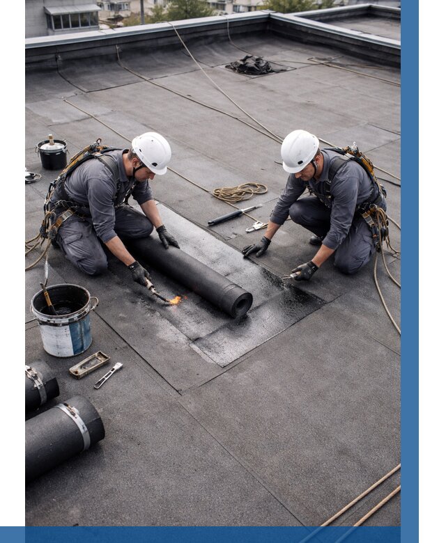 Ремонт мягкой кровли под ключ в Нововоронеже от 708 р. | ВЫСОТНИК-Нвв