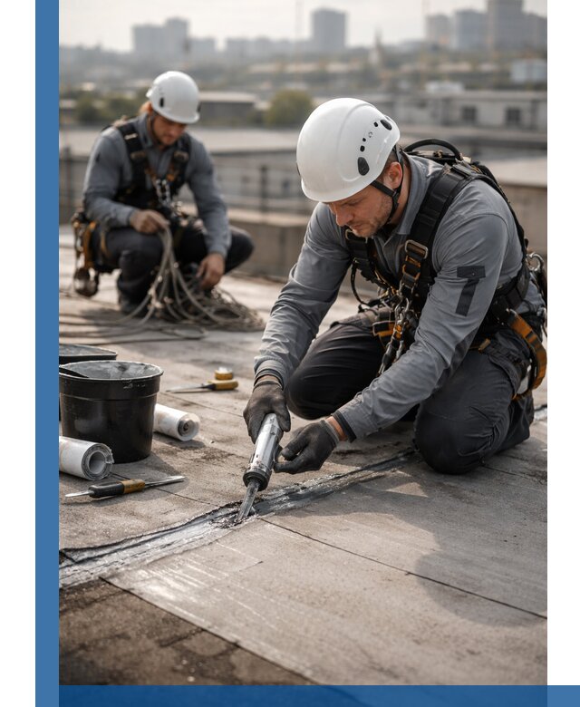 Аварийное и капитальное устранение протечек кровли в Нововоронеже