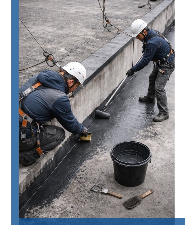 Гидроизоляция кровли жидкой резиной профессионально в Нововоронеже