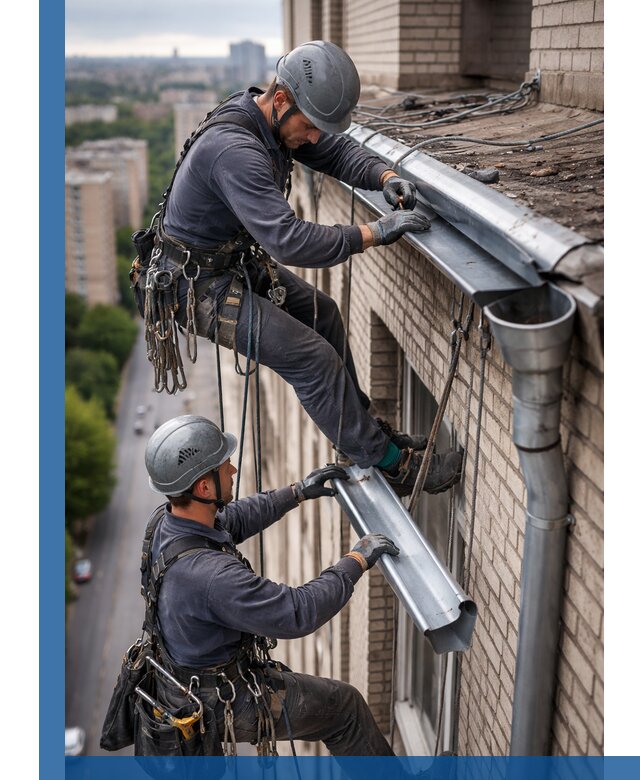 Ремонт водосточных желобов в Нововоронеже, быстро и качественно