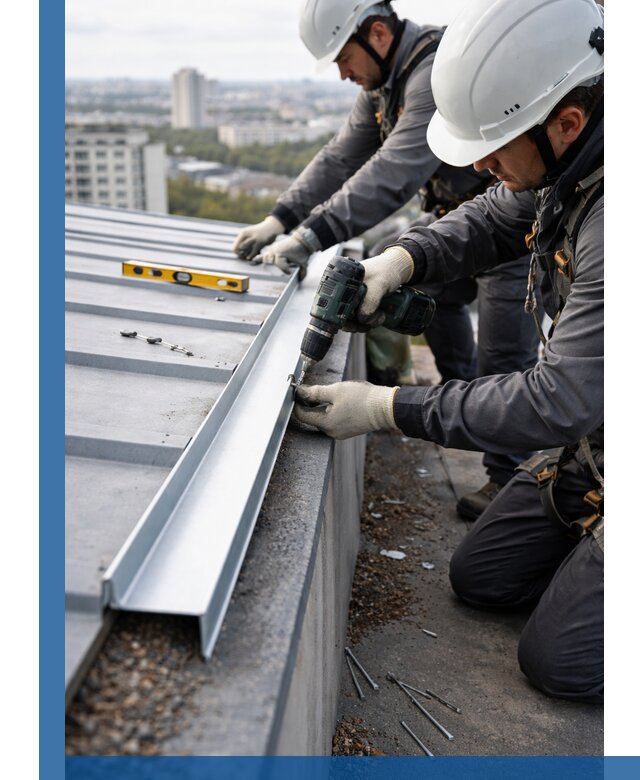 Монтаж капельника на кровле в Нововоронеже с гарантией качества