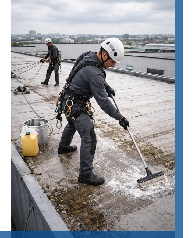 Очистка крыши по графику в Нововоронеже от 7590 р. | ВЫСОТНИК-Нвв