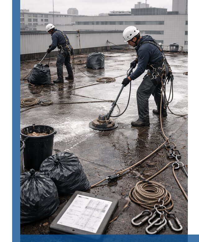 Плановая очистка кровли по графику в Нововоронеже для безопасности