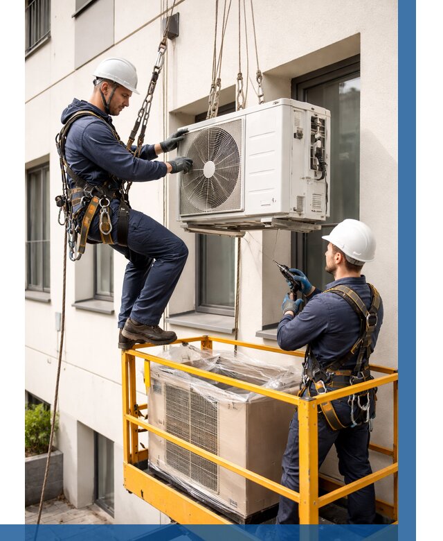 Демонтаж внешнего блока кондиционера в Нововоронеже от 3542 р. | ВЫСОТНИК-Нвв