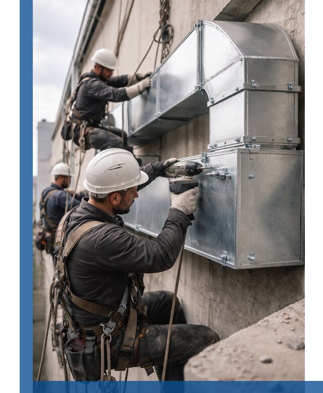 Профессиональный монтаж вентиляционных коробов в Нововоронеже под ключ