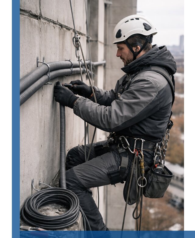 Профессиональный монтаж гофры для кабеля в Нововоронеже с гарантией