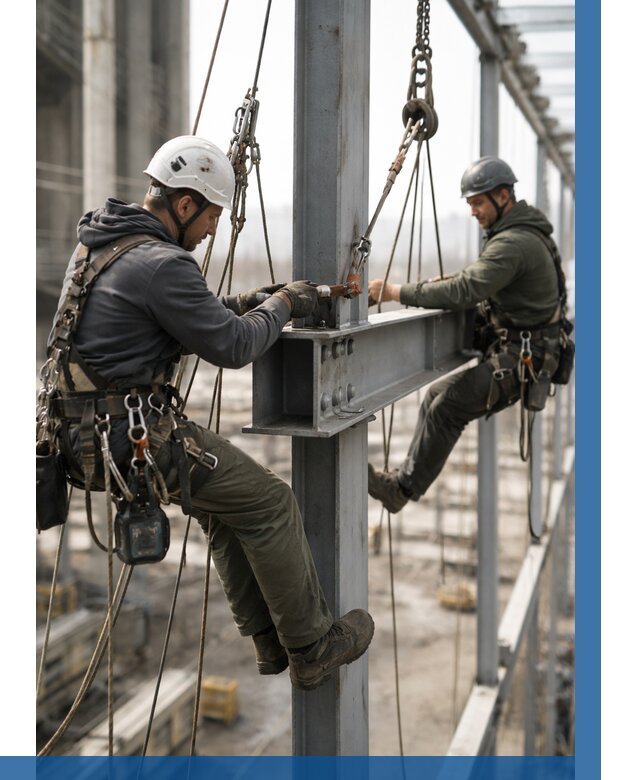 Монтаж металлоконструкций на высоте в Нововоронеже от 3542 р. | ВЫСОТНИК-Нвв