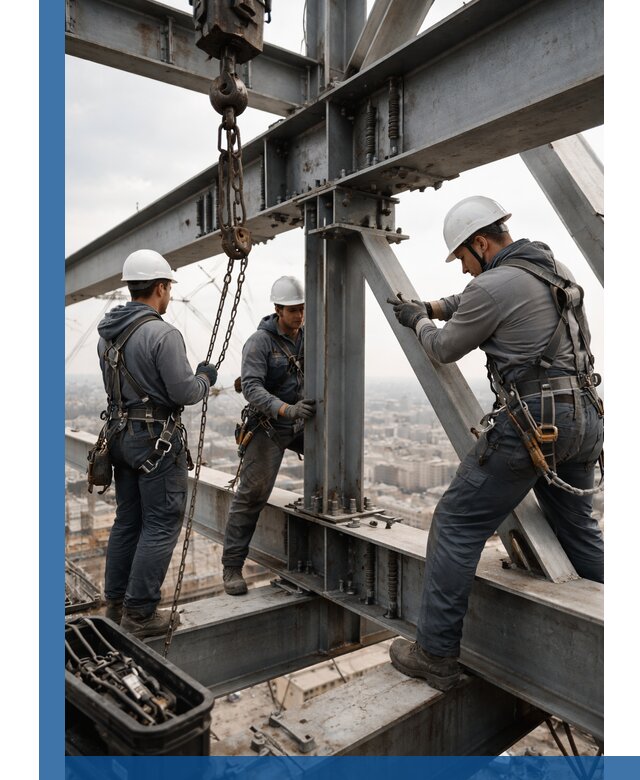 Профессиональный монтаж металлоконструкций на высоте в Нововоронеже