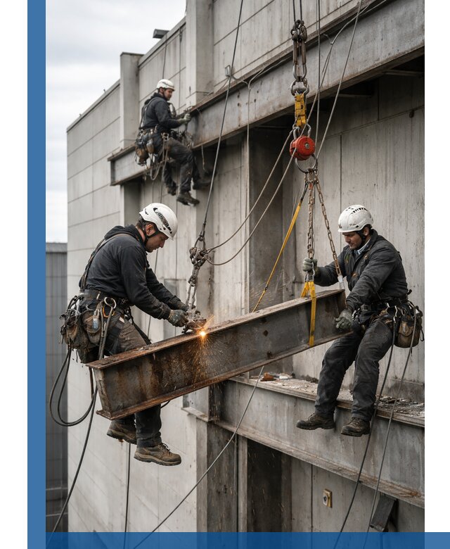 Демонтаж металлоконструкций на высоте в Нововоронеже под ключ