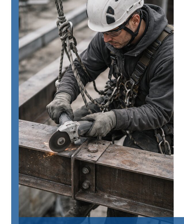 Резка металла на высоте в Нововоронеже для зданий и конструкций