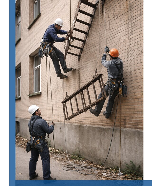 Демонтаж пожарной лестницы в Нововоронеже быстро и безопасно