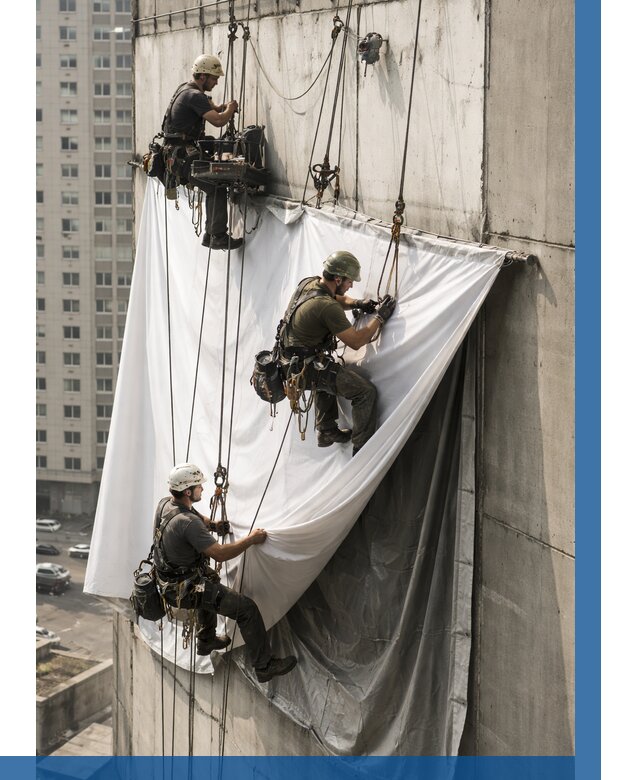 Замена баннерного полотна в Нововоронеже от 6578 р. | ВЫСОТНИК-Нвв—заказать