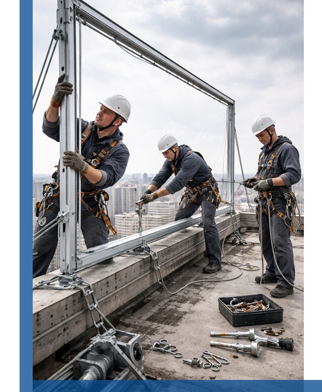 Монтаж крышных рекламных конструкций под ключ в Нововоронеже