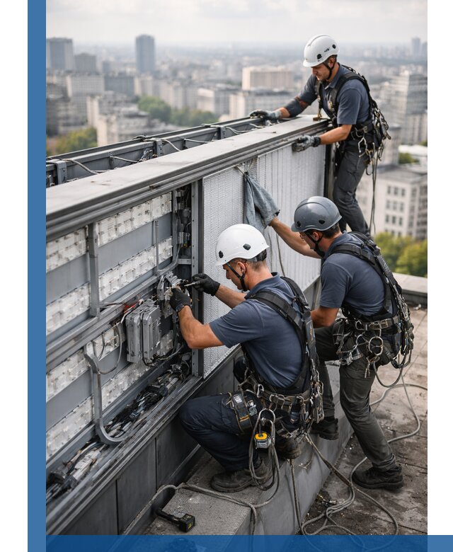 Профессиональное обслуживание крышной рекламы в Нововоронеже под ключ