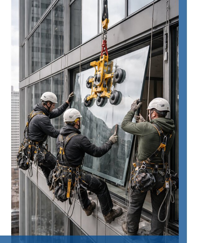 Фасадное остекление зданий под ключ в Нововоронеже от 10120 р. | ВЫСОТНИК-Нвв