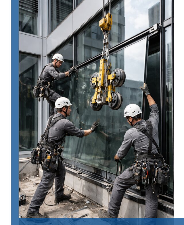 Структурное остекление фасадов в Нововоронеже монтаж и обслуживание