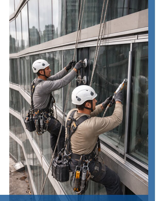 Радиусное остекление фасада в Нововоронеже от 12144 р. | ВЫСОТНИК-Нвв