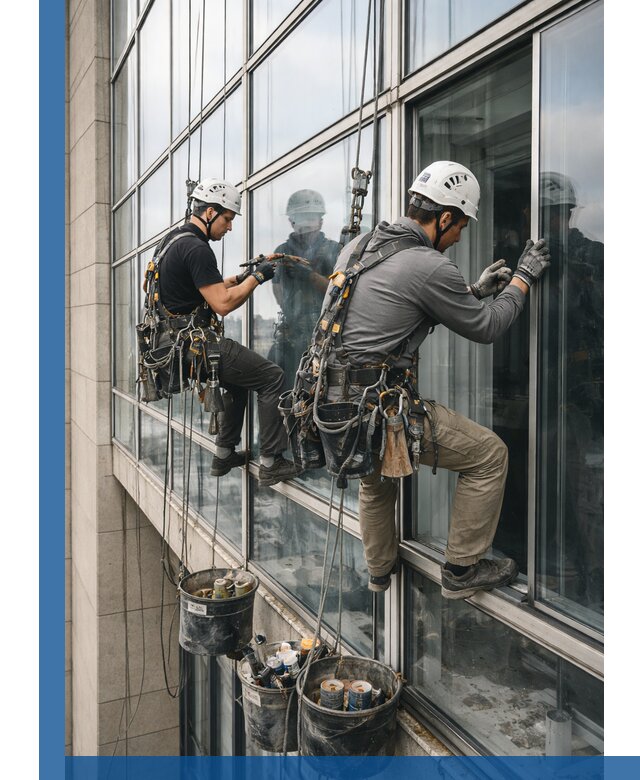 Ремонт витражных конструкций и фасадного остекления в Нововоронеже