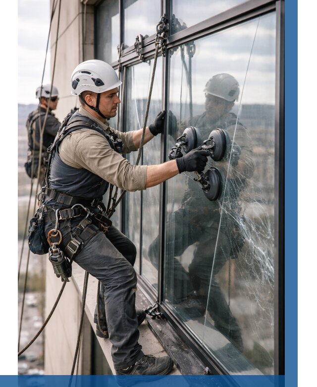 Замена стекла в витраже в Нововоронеже под ключ от 8602 р. | ВЫСОТНИК-Нвв