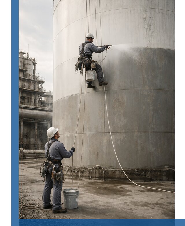 Покраска стальных резервуаров и емкостей в Нововоронеже профессионально