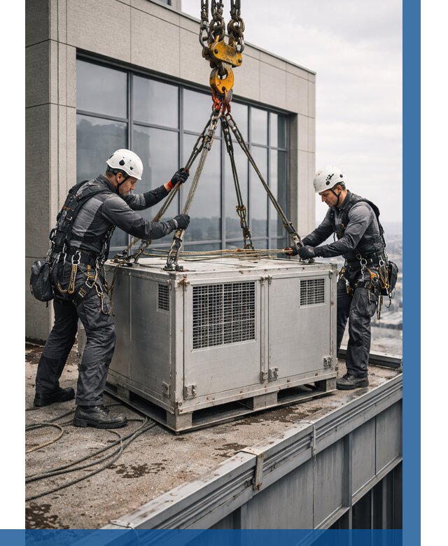 Такелажные работы на высоте в Нововоронеже от 8096 р. | ВЫСОТНИК-Нвв