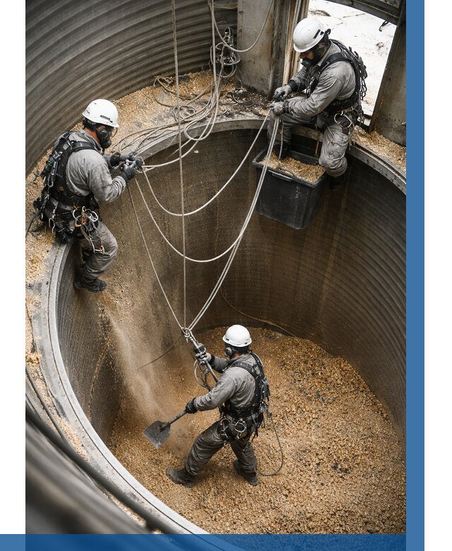 Чистка зерновых бункеров в Нововоронеже от 12144 р. | ВЫСОТНИК-Нвв