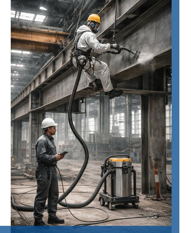 Обеспыливание конструкций в цехе в Нововоронеже от 4250 р. | ВЫСОТНИК-Нвв