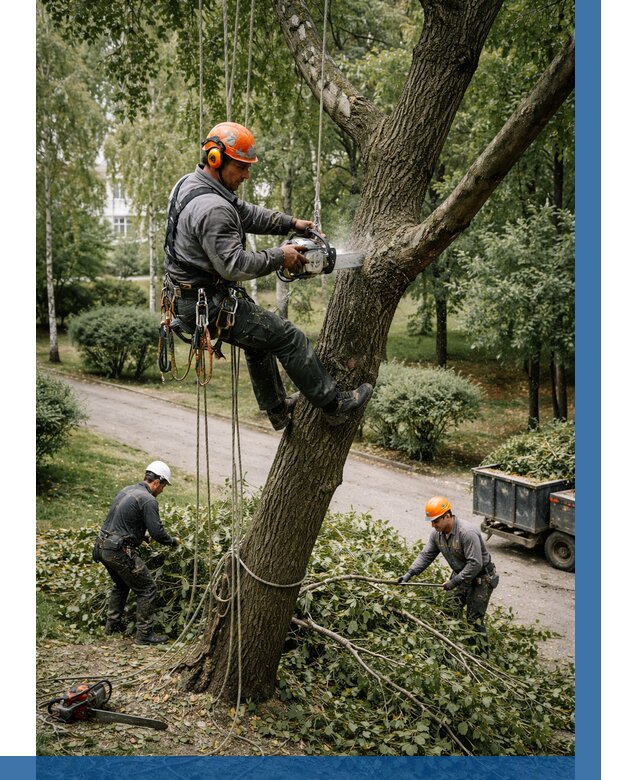 Кронирование деревьев в Нововоронеже от 6578 р. | ВЫСОТНИК-Нвв