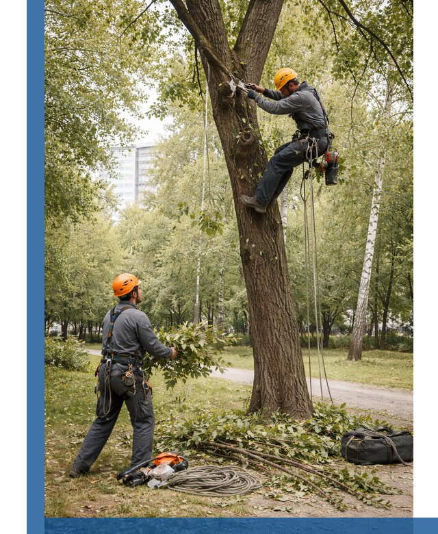 Санитарная обрезка деревьев в Нововоронеже, профессионально и безопасно