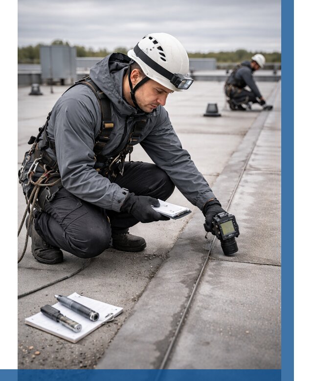 Обследование кровли на протечки в Нововоронеже от 4554 р. | ВЫСОТНИК-Нвв